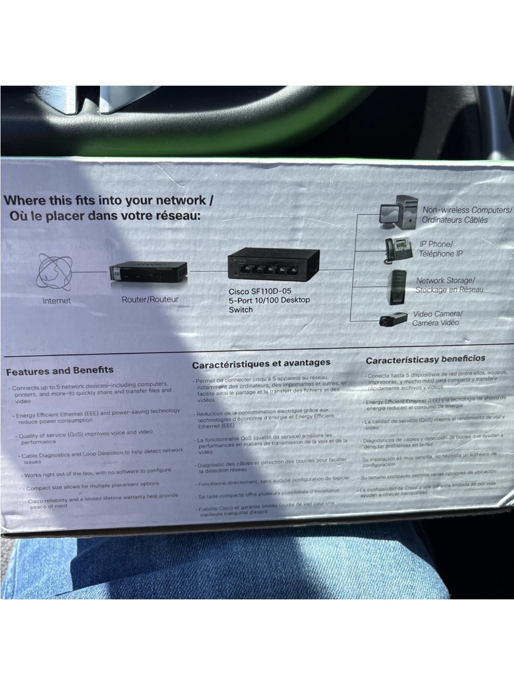 Cisco Desktop Switch 5 Ports SF-110D-05